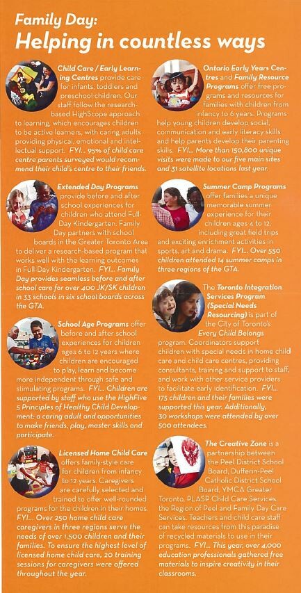 Family Day Info poster